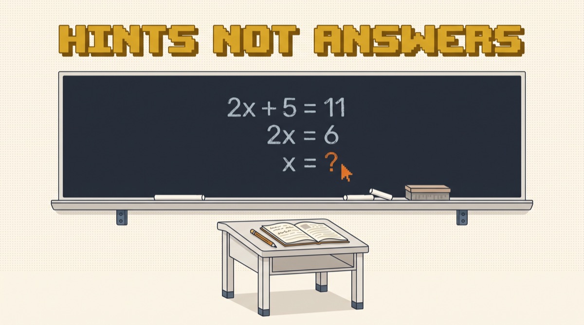 HINTS NOT ANSWERS